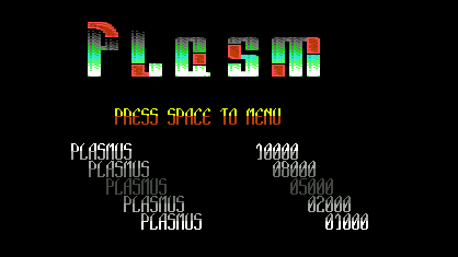 Plasm Preview Title Screen
